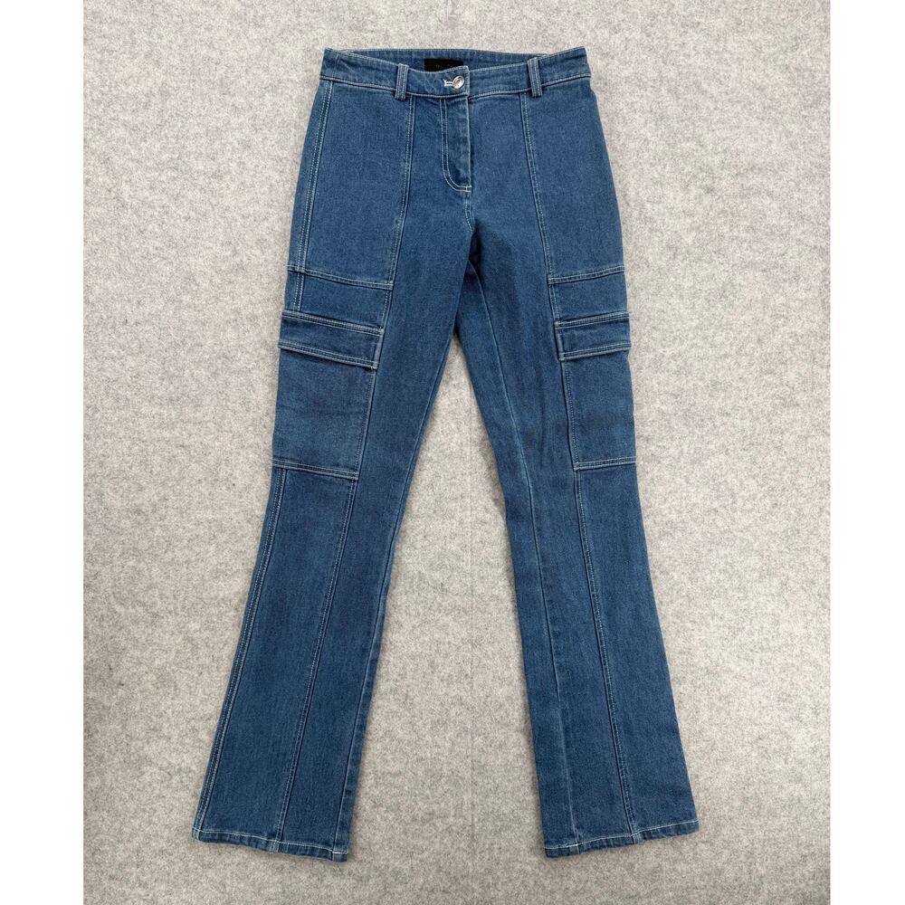 H:ours Blue Denim Chiara Cargo Jeans Size XX-Small
